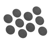 iplusmile Lot de 10 Têtes de Rechange Rondes Noires pour Aiguiseur de Pieds Électrique Accessoires Pédicure Professionnels pour Éliminer les Peaux Mortes Compatibles Outils de Soin des