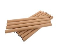 iplusmile Lot de 10 Tubes d'Expédition en Carton Kraft, Diamètre 25 CM Longueur 40 CM Épaisseur 2 MM, Adaptés pour Stockage d'Affiches, Documents et Œuvres de Calligraphie