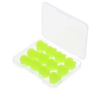 iplusmile Lot De 12 Bouchons D’oreille En Silicone Malléable Vert, Anti-bruit Et Étanches, Taille Unique, Pour Dormir, Nager Et Voyage, Protection Auditive Complète, Garçon Et Filles Et Adultes