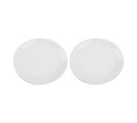 iplusmile Lot de 2 Assiettes à Épices en Céramique 38 Pouces Plateau à Épices Ménager pour Sauces et Condiments Petite Assiette Pratique pour Maison et Restauration