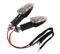 iplusmile Lot de 2 Clignotants LED Moto Dynamiques Universels, Étanches, Compatibles Scooter et Moto, Signal Lumineux Fluide, Sécurité Améliorée pour Conduite Urbaine et Route