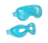 iplusmile Lot De 2 Coussinets De Soins Oculaires Bleus, Masque Rafraîchissant Yeux, Taille Moyenne, Soulagement Des Yeux Fatigués Et Poches, Utilisation Voyage Et Détente