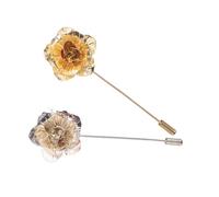 iplusmile Lot De 2 Épingles À En Pour Homme, Style Vintage, De Rose, Pour Costume, Smoking, Corsage, Fête, Mariage