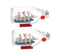iplusmile Lot De 2 Mini Bouteilles Décoratives Tendance pour La Maison Idéales pour Le Bureau
