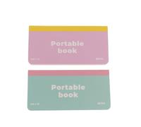 iplusmile Lot de 2 Mini Carnets de Poche 25 X 8 CM Agenda Quotidien Non Daté Bloc-Notes Scolaire à Pages Blanches Organiseur Portable pour Travail Réunions et Planification Hebdomadaire