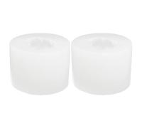iplusmile Lot de 2 Moules à Bougies d'Aromathérapie en Silicone Forme Orange Réutilisables Résistants à L'Usure pour Fabrication DIY de Bougies Parfumées à la Maison
