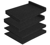 iplusmile Lot de 2 Panneaux Acoustiques Anti-Vibrations en Mousse Tapis d'Insonorisation Réutilisables pour Studio et Bureau Protection Complet les Vibrations Bruit