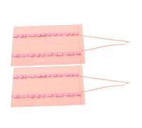 iplusmile Lot de 2 Paquet Pliables en Feutre Non Tissé pour Rangement et Présentation de Ceintures D’Arts Martiaux et Baguettes de Batterie Support Mural Portable pour Karaté et Taekwondo