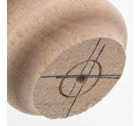 iplusmile Lot de 2 Pieds de Meuble en Bois Massif 8X8 CM Pieds Carrés Non Finition pour Buffet Commode et Armoire Minimalistes Support Stable et Polyvalent pour Mobilier Intérieur