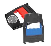 iplusmile Lot de 2 Pinces de Préhension Doigts Rouge et Bleu Appareil de Musculation des Doigts Mécanique à Aiguille Outil Compact pour Entraînement Force et Rééducation des Poignets