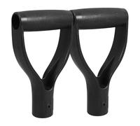 iplusmile Lot de 2 Poignées de Rechange en Plastique Noir pour Aide à la Station Debout Diamètre Intérieur 33 MM Poignée Pratique et Ergonomique pour Dispositifs D’Assistance à la