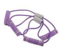 iplusmile Lot de 2 Set de Bandes de Résistance de 8 pour Fitness Élastiques Violettes, Portables, Haute Élasticité pour Entraînement Bras et Épaules, Exercices à Domicile, Pilates et Yoga