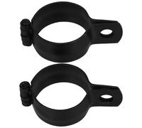 iplusmile Lot de 2 Supports de Clignotants en Fer Réglables pour Motos et Vélos Électriques Diamètre Montage 34-41 MM Fixation Robuste Compatible Couleur Noire Installation Rapide