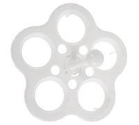 iplusmile Lot de 2 Supports Vapeur Ronds à 5 Compartiments pour Œufs Durs Résistants à Haute Température Multifonction pour Cuisson Vapeur Casseroles et Poêles Accessoire Pratique