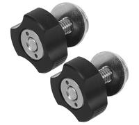 iplusmile Lot de 2 Vis Moletées Noires en Acier Inoxydable pour Plaque Dorsale de Plongée Fixation Sécurisée et Résistante aux Intempéries Accessoires Universels pour Équipement de Plongée