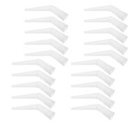 iplusmile Lot de 20 Embouts de Calfeutrage de Précision pour Mastic, Diamètre Intérieur 1,5 Cm, Plastique Solide, Applicateur Buse D'extension pour Finition Étanche, Rénovation Maison Salle