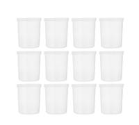 iplusmile Lot De 20 Gobelets Doseurs De Laboratoire 100 Ml Transparents En Pp Couvercle Étanche, Mesure Précise Pour Collecte D’échantillons Médicaux Et Préparation De Fluides Professionnels