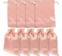 iplusmile Lot de 20 Pochettes Satin à Cordon pour Emballage de Bijoux, Paquet Pratiques 20x15 Cm pour Présents Invités Mariage et Fêtes