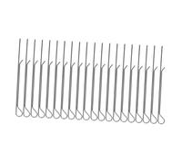 iplusmile Lot de 20 Porte-mèches De Bougie : Outils De Centrage De Mèche en Acier pour La Fabrication De Bougies, Fixateur pour La Stabilisation du Noyau De Cire, Fournitures pour La