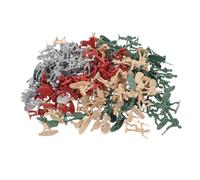 iplusmile Lot de 200 Figurines De Soldats Miniatures en Plastique pour Garçon Et Filles, Modèles Militaires Second Guerre Mondiale, Décoration De Chambre, Jeu Créatif Et Présent Educatif