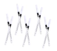 iplusmile Lot de 24 Crayons Eyeliner pour Femme 12 Cm Bois Blanc Multifonctionnels Maquillage des Yeux Naturel Mat pour Fille Usage Quotidien