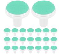 iplusmile Lot de 24 tampons de rechange électriques pour coupe-ongles pour bébés - Pour limes à ongles - Pour les tout-petits - Vert - À partir de 12 mois