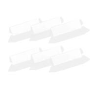 iplusmile Lot de 25 Onglets de Dossier Suspendus en Plastique Blanc pour Identification Rapide, pour Étudiants et Enseignants