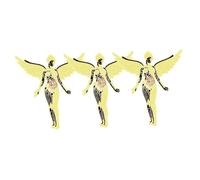 iplusmile Lot de 3 Broches Ailes Dorées pour Femme Épingles Décoratives à Clip Accessoires Mode pour Pulls Manteaux Paquet et Chapeaux Broches à Vêtements Élégantes et Polyvalentes