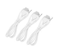 iplusmile Lot De 3 Câbles De Chargeur USB 2,5 Mm x 19 Mm pour Jouet Et Lampe Lune, Compatibles Charge Rapide, Alliage De Zinc, Usage Domestique Et Portable, Couleur Noire