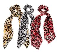 iplusmile Lot de 3 Élastiques à Cheveux Pompon Bandeau pour Cheveux Taille Unique Motif Flamant Rose et Vert Accessoires pour Femmes Coiffure Quotidienne et Fêtes Corde à Couleur Aléatoire