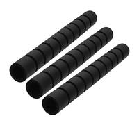 iplusmile Lot de 3 Manchons en Mousse Antidérapants Noirs pour Barre de Traction Horizontale Protection de Poignée Ergonomique Accessoire Portable pour Entraînement Fitness et Musculation