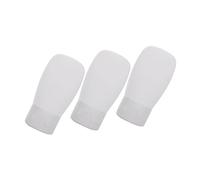 iplusmile Lot de 3 Petites Bouteilles de Voyage en Pe Blanc 60ml Légères et Faciles à Transporter pour Shampoing et Lotion en Déplacement