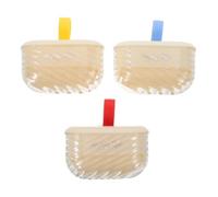 iplusmile Lot de 3 Rouleaux Anti-peluches Réutilisables Portables Nettoyant Lavable pour Vêtements, Canapés et Voiture Mini Rouleaux Adhésifs Multi-couleurs pour Poils D’animaux et Peluches