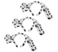 iplusmile Lot de 3 Serrage-Têtes Oreilles de Dalmatien en Peluche Accessoires Cosplay Chiens Adultes Serrage-Têtes Tachetés Confortables pour Fête Halloween et Déguisement