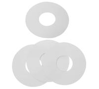 iplusmile Lot de 4 Joints de Valve Étanches pour Bateaux Gonflables Rondelles D’Étanchéité Blanches de 9 CM Accessoires Solide pour Radeau Kayak Matelas Pneumatique et Annexe Gonflable