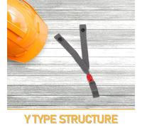 iplusmile Lot de 4 Jugulaires Réglables en Y pour Casque de Chantier Sangle Inférieure en Nylon Résistante Compatible Casques de Sécurité Industriels avec Bouton de Dégagement Rapide