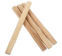 iplusmile Lot de 4 Manches de Marteau en Bois Dur 35 CM Remplacement pour Marteau à Panne Ronde Poignée de Réparation pour Outillage de Bricolage Fixation Stable et Finition Lisse