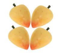 iplusmile Lot De 4 Mini-Maisons De Poupées Modèle De Pêche Décoration Miniature pour L'Artisanat Figurines De Fruits Pêches Miniatures Kit De Modèles De Nourriture Simulation De