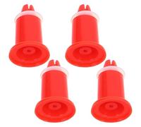 iplusmile Lot de 4 Pieds de Remplacement Universels pour Plateau de Balance Électronique, en Plastique Orange, Pieds de Nivellement Stables, Accessoires pour Balance Cuisine et Industrielle