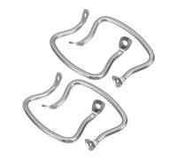 iplusmile Lot De 4 Poêles À Frire en Acier Inoxydable Accessoires De Cuisine Polyvalents Poignée Latérale De Rechange Accessoires De Cuisine Poignée De Wok