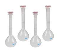 iplusmile Lot de 4 pour Expériences Académiques avec Bouchon Bouteilles en Plastique Pp 250ml Résistantes aux Chocs et Analyses Chimiques en Laboratoire
