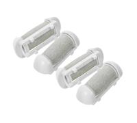 iplusmile Lot de 4 Rouleaux de Rechange Électriques Râpe-callosités Gris, Compatible Broyeur Pédicure, Têtes Abrasives pour Enlever les Peaux Mortes, Usage Professionnel et Domicile