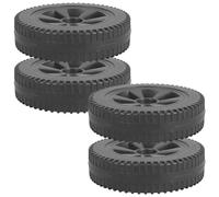 iplusmile Lot De 4 Roulettes Pour Chariot De Barbecue Pièces De Rechange Pour Barbecue À Gaz En Pehd Noir