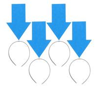 iplusmile Lot de 4 Serrage-Têtes Flèche Bleue Accessoires Coiffure Amusants pour Fêtes Bandeaux Décoratifs Légers et Réutilisables pour Halloween Anniversaires et Photomatons