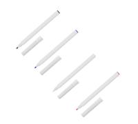 iplusmile Lot de 4 Stylos Marqueurs de Tatouage Sourcils Taille Fine Couleurs Assorties Blanc Noir Violet Rouge pour Salon de Beauté Piercing et Microblading