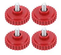 iplusmile Lot de 4 Supports à Visser en Plastique Solide Antidérapants pour Balance Électronique, Pieds de Rechange Stables et Réglables, Accessoires de Pesage Précis pour Usage Industriel