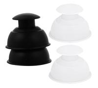 iplusmile Lot de 4 Ventouses en Silicone pour Massage Corps et Cupping Thérapie, Appareil de Massage du Ventre, Soulage la Fatigue et Favorise la Santé Globale
