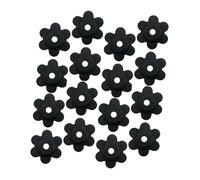 iplusmile Lot de 40 Butées Antidérapantes en Caoutchouc en Forme De Fleur pour Mât De Drapeau De Jardin, Accessoires De Remplacement pour Mât De Drapeau
