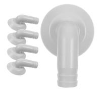 iplusmile Lot De 5 Buses De Drainage Pour Climatiseur Raccord Coudé Pour Tuyau D'Évacuation Tuyau De Ventilation Connecteur De Tuyau De Vidange Pour Climatiseur Buses En Plastique