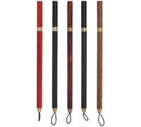 iplusmile Lot de 5 Crayons Réutilisables en Bois Véritable Palisandre Rouge Bois D’Aile de Poulet Palissandre Noir pour Écriture Dessin Chantier et Fournitures Scolaires